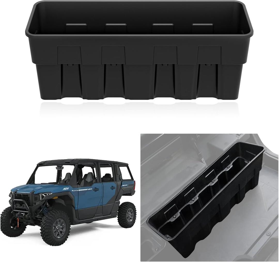 13L Under-Rear-Seat Storage Box for Polaris XPEDITION XP 5/ADV 5 2024-2026 Accessories, Combined Poly Storage Compartment Tool Organizer Box Under Rear Seat for Polaris Xpedition, 1PC