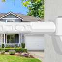 Tension Curtain Rod 41-185 In (4-15ft), Extra Long Tension Rod No Drilling For Patio Windows, White Shower Curtain Rod For Room Divider,One-Click Telescopic Rod, Outdoor Curtain Rods Never Rust