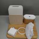 Alarm Clock Charging Station for Bedrooms, 7 in 1 Wireless Charging Station, Magnetic Charger with Night Light Bedside Clock for iPhone 17 16 15 14 13 12 Pro Max, Apple Watch, AirPods (Wood)