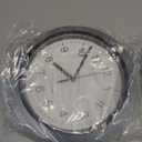 La Crosse Technology WT-3102S Atomic Analog Wall Clock, 10", Silver