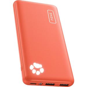 INIU Portable Charger, Slimmest 10000mAh 5V/3A Power Bank, USB C in&out High-Speed Charging Battery Pack, External Phone Powerbank Compatible with iPhone 16 15 14 13 12 Samsung S22 S21 Google iPad etc