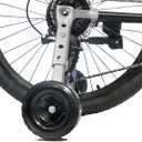 MOSHAY Roll Over Image to Zoom in Bicycle Training Wheels Fits 16 18 20 22 24 inch Variable Bike (black1)
