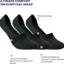 2 x COOLMATE GLOBAL 6 Pack No Show Men Socks, Low Cut Ankle Sock Moisture Wicking