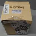 SUSTEAS Electric Kettle - 57oz Hot Tea Kettle Water Boiler with Thermometer, 1500W Fast Heating Stainless Steel Tea Pot, Cordless with LED Indicator, Auto Shut-Off & Boil Dry Protection, Beige