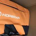 HOPERAN Heated Stadium Seats for Bleachers, Dual Control, Orange/Black, 25" Super Wide