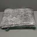 Washable Area Rugs 2'x10' Non-Slip Modern Abstract Soft for Living Room Entryway Bedroom Nursery, Print Pattern, Gray White Grey