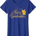 Fairy Grandmother Fairytales Grandma Granny Ever Mothers Day T-Shirt (X-Small, Royal Blue)