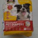 Dono Dog Diapers Female, Disposable Full Wrap with Stretchy Waist, 360 Leak-Proof, Absorbent, Heat Period Doggie Diapers for Small Dogs for Heat, 14 PCS, Small