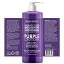 Natural Riches Radiant Silver Shine Purple Conditioner for Gray Hair - Paraben-Free and Color Safe – With Silk Proteins, Tones Dull Hair, Softens & Adds Shine - 16 fl oz