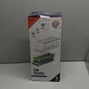 ClearSpace Soda Can Organizer & Soda Can Dispenser for Refrigerator - Fridge Organizer & Stackable Drink Organizer for Fridge or Refrigerator - Holds 12 Cans Each, BPA Free - 2 Pack