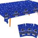 4 x Labrostar Graduation Decorations 2026 Graduation Tablecloths Congrats Grad Table Cover 54"x108" for Class of 2026 Graduation Party Decorations Supplies 3Pcs Blue