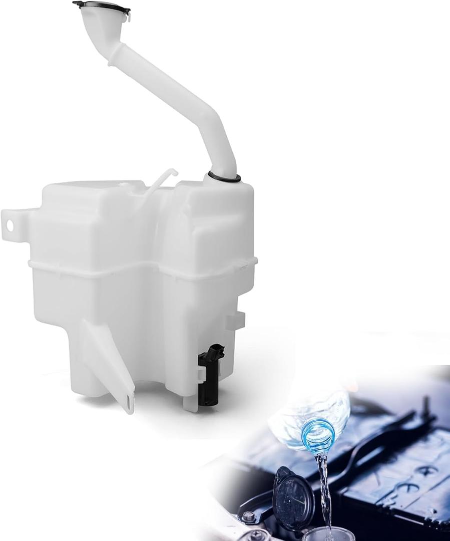 Windshield Washer Reservoir Tank Compatible with Toyota RAV4 2019-2022 Accessories with Pump, Cap & Filler Neck & Fluid Level Sensor, Replaces 85315-42460 85315-0R060 85315-42450