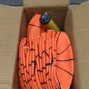 30Pcs 7" Inch Mini Basketball Balls Bulk Small Basketball Set with Pump, PVC Small Basketball for Over The Door Basketball Hoop Games Party Favors Indoor Outdoor Play Adults Kids Pool Beach Basketball (Orange)