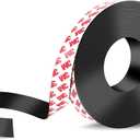 Strong Adhesive Magnetic Tape Strip Roll- 0.78" x 32ft, Cuttable Magnetic Sheets for,DIY Art Projects, Whiteboards, Fridge Organization - Ideal for Home, School, Office Use.(0.06" Thick)