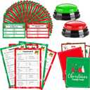 Christmas Friendly Feud Game with 2 Answer Buzzers Christmas Friendly Feud Quiz Xmas Game Card Funny Xmas Party Games Winter Trivia Games Family Trivia Quiz for Groups