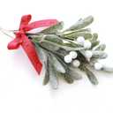 Hanging Mistletoe, Mistletoe Kissing Ball, Mistletoe Decoration, Mistletoe Ornament, Mistletoe Ball, Artificial Mistletoe