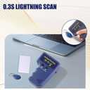 RFID 125KHz Card Reader Writer Handheld Smart ID Card for T5577 or EM4305, Includes 6pc White Card and 6pc Blank Writable T5577 Keychains Christmas Stocking Stuffers for Men