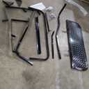 ECOTRIC Rear Flip Folding Seat Compatible with 2000.5-Up Club Car DS Model Golf Cart 400 lbs Weight Capacity-2 Packages