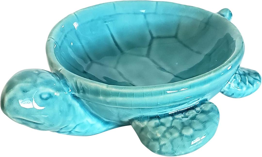 Aqua Sea Turtle Table Decor