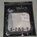 10 Inch Large Metal Letters, Metal House Letters, Modern Black House Address Letter for Outside, Outdoor Address Letter for Apartment Home Street Office (I)