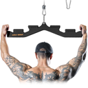 LAT Pull Down Bar with 6 Ergonomic Handles, Neutral Grip LAT Pulldown Attachments for Whole Back Training, Wide Grip LAT Pulldown Bars for Home Gym Cable