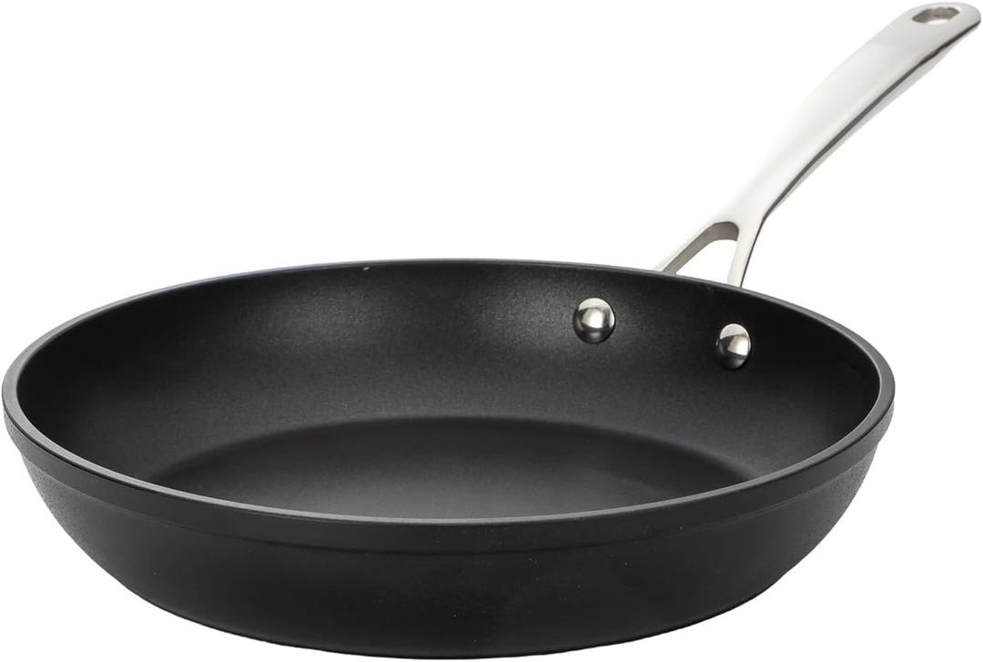 UCC LIFE 8" Nonstick Frying Pan, Non Stick Fry Pans Skillets, Egg Omelet Pan, Stainless Steel Handle, Oven Safe Compatible with All Stove-tops (Black)