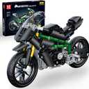 Mould King Motorcycle Kit Building Sets, 23002 Bike Model Kit Building Kit, Moto Building Toys for Creative Play and Display, Model Motorcycle Kits for Adults and Kids 14+ (636PCS)