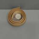 Floor Cord Cover 4FT, White Maple Wood Cord Hider Floor, PVC Cord Protector Floor, Hide Extension Floor Wire Covers for Cords, Organizer Wires Floor Cable Cover, Cable Cavity: 0.47" (W) x 0.24" (H)