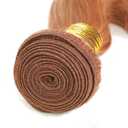 Color #30 Bundles Human Hair Light Brown Bundles 14 16 18 inch LadrXadr 30 Body Wave Bundle 150g