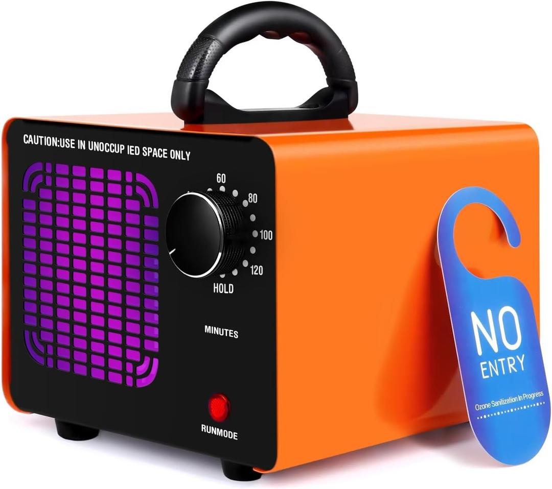 Ozone Generator 80,000mg/h, Ozone Machine Odor Removal Ozone Odor Eliminator Ozonator Air Ionizer Deodorizer for Home/Car/Smoke/Pet Odor