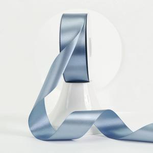 MEEDEE Dusty Blue Satin Ribbon 1-1/2 Inch Dusty Blue Ribbon Lux Double Faced Satin Ribbons by 50 Yards Polyester Satin Ribbons for Crafts, Weddings, Flower Bouquet, Holiday Decorating