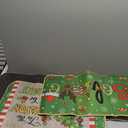 3 Pcs Christmas Kitchen Rug and Mat Washable Lime Green Kitchen Floor Mat Non Slip Doormat Waterproof Rugs and Mats Farmhouse Holiday Decor for Home Floor Office Bathroom Party Decor