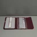 Cousper for iPad mini 7 Keyboard Case A17 Pro 2024/iPad Mini 6 Generation Case with Keyboard 2021 8.3 Inch, Pencil Holder, 7 Color Backlit Detachable Keyboard Cover for iPad mini 7th/6th Gen, Mulberry