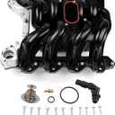 615-188 Upper Intake Manifold with Gasket Kit Fits for Ford E-150 E-250 2003-2014 E350 Super Duty 00-16 E450 Super Duty 03-16 Excursion 00-05 Expedition 00-04 F150 F250 F350 00-04 V8 5.4L 2L1Z-9424-AA