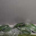 Tigeen 4 Pcs Artificial Palm Leaves Tree 33 Inch Fake Tropical Plant with Stems Large Faux Palm Leaf Bush Greenery for Hawaiian Luau, Jungle Safari, Pool Beach Party, Wedding, Garden, Indoor Outdoor