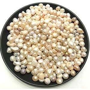 AITELEI Natural Freshwater Pearl Oysters Loose Beads for Vase Fillers Party Wedding Decor DIY Craft Jewelry Making No Holes 7-10mm