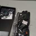 Royalrose Heated Gloves Liners for Men Women, Rechargeable Waterproof Winter Thin Heated Work Gloves with Arthritis Raynaud's Relief for Ski Golf Hiking Driving (Black)