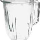 Replacement 5 cup Glass jar, Compatible with BLACK+DECKER Countertop Blender with 5-Cup Glass Jar, 10-Speed Settings, Black, BL2010BG And BLACK+DECKER Crush Master 10-Speed Blender, Black, BL2010BP