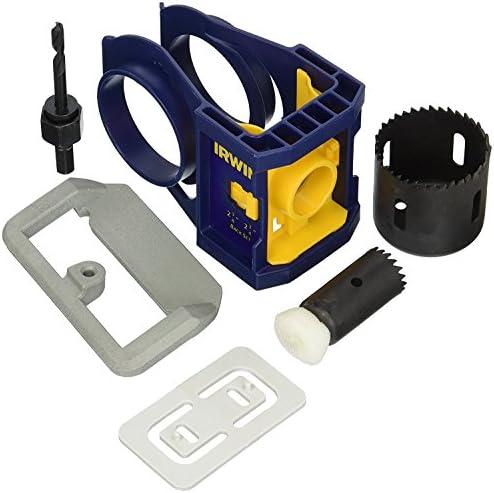 IRWIN Door Lock Installation Kit for Wooden Doors (3111001), Blue