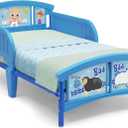 Delta Children Plastic Toddler Bed, Plastic/Steel, CoComelon
