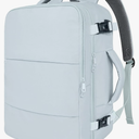 Taygeer Carry On Backpack, 35l Travel Backpack for Women Airline Approved, Cute Underseat Personal Item Travel Bag With Shoe Compartment, Casual Daypack Gifts for Friend Hiking Outdoor Weekend,Blue