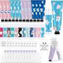 Loopeer 24 Sets Dental Hygiene Gifts Dental Assistant Graduation Gifts Hygienist Appreciation Gift Moisturizing Lip Balm Hand Cream Dentist Thank You Gift with Cards Organza Bags for Nurse Week