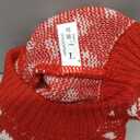 Dxhycc Dog Knitted Heart Sweater Puppy Sweater Warm Soft Pet Holiday Clothes for Cats and Dogs (Red, L)