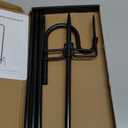 Shepherd Hooks for Outdoor, 1 Pack 62 Inch Bird Feeder Pole with 5 Prongs Base for Hanging Lantern, Hummingbird Feeder, Lightweight Plant, Shepherds Hook for Bird Feeders for Outside