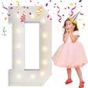 Merry Mosaics 4FT Marquee Light Up Letters, Large Marquee Letters, Mosaic Balloon Frame Letters Big Letters for Engagement Wedding Decorations Birthday Party Backdrop Decor, Balloon Arch Kit Letter D