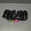 French Curl Braiding Hair 16 Inch Color 1 Curly Braiding Hair Pre Stretched 8 Packs French Curl Crochet Braids for Box Braids with Curly Ends for Black Women