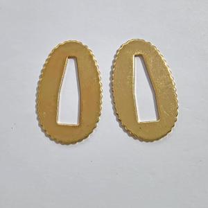 2-Pack Metal SEPPA DIY Accessories for Japanese Samurai Swords, Katana, wakizashi, and Short Swords