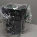 3 Gallon Plastic Nursery Pots, 10 Inch Round Plant Pots with Drainage Holes, 10 Pack Planting Pot for Outdoor Indoor Plants, Gardening Gifts for Women, Black