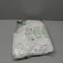 ALYVIA SPRING Waterproof Fabric Shower Curtain Liner with 3 Magnets - Soft Hotel Quality Cloth Shower Liner, Light-Weight & Machine Washable - Standard Size 72x72, White