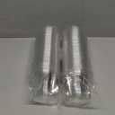 100 Pack 9 oz Clear Plastic Cups, Sturdy & Food Safe Disposable Plastic Cups for Wine Cocktail Punch